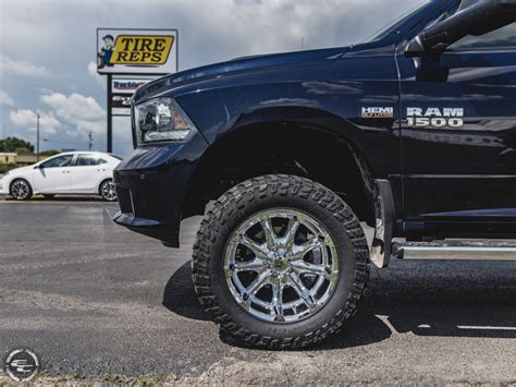 2014 Ram 1500 20x9 XD Series Wheels 35x12 5R20 Cooper Tires Rough