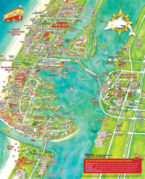 What To Do In Clearwater, Florida - Clearwater Beach Florida Map ...