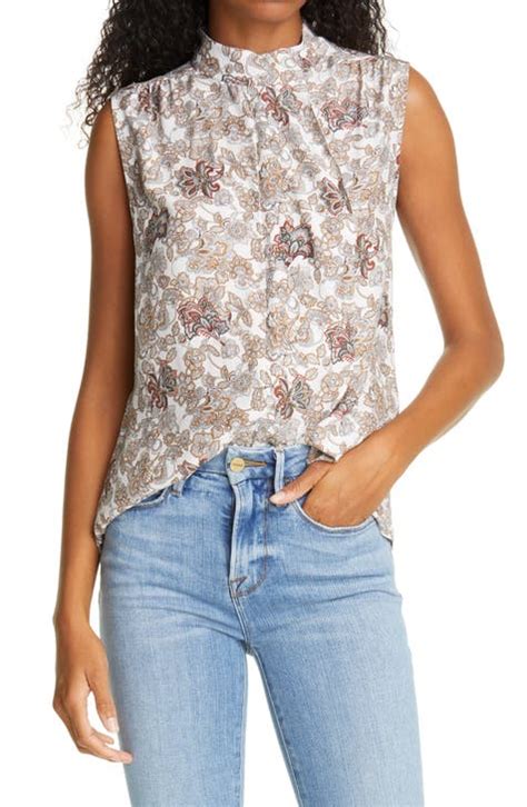 Sleeveless White Blouse Nordstrom