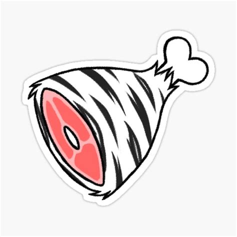 Zebra Meat Stickers | Redbubble