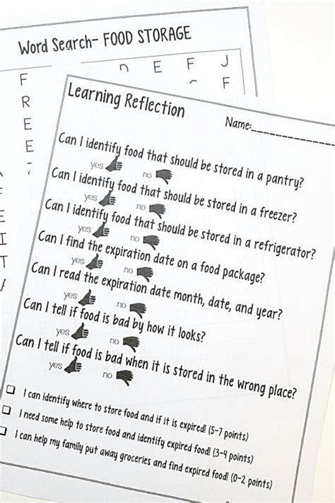 How To Teach Where To Store Food And Read Expiration Dates