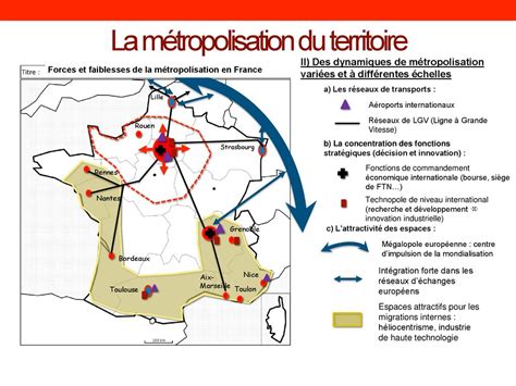 Thème 1 La métropolisation un processus mondial différencié ppt