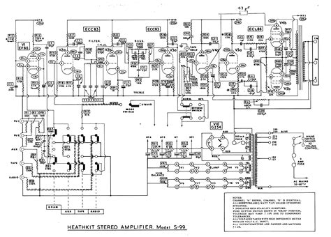 Heathkit S 99 Stereo Amplifier Sm Service Manual Download Schematics