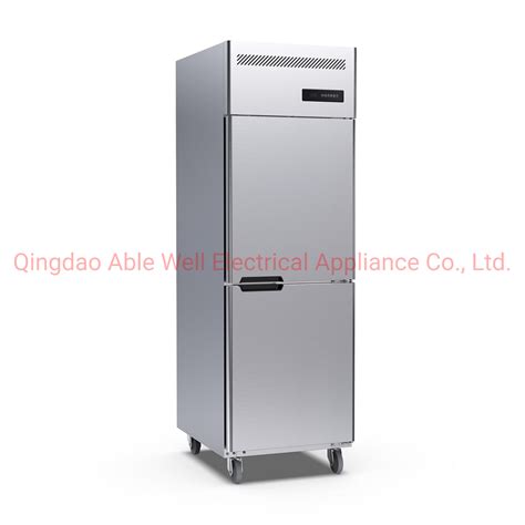 Commercial Usage Upright Double Door Restaurant Hotel Freezer Equipment