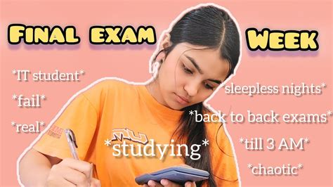 Csit Rd Sem Final Exam Week Back To Back Exams Lots Of Studying