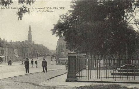 Le Creusot Monument Schneider Et Route De Couches Carte Postale