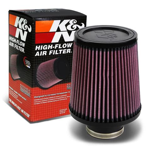 K N Ru Id Reusable Clamp On Round Tapered Cone Air Intake