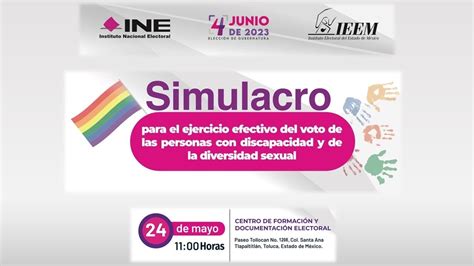 Simulacro Para El Ejercicio Del Voto De Las Personas Con Discapacidad Y