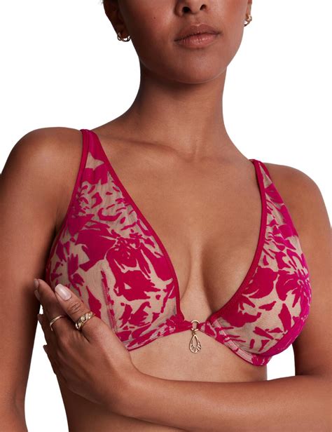 Aubade Wild Vibration Triangle Plunge Bra Belle Lingerie