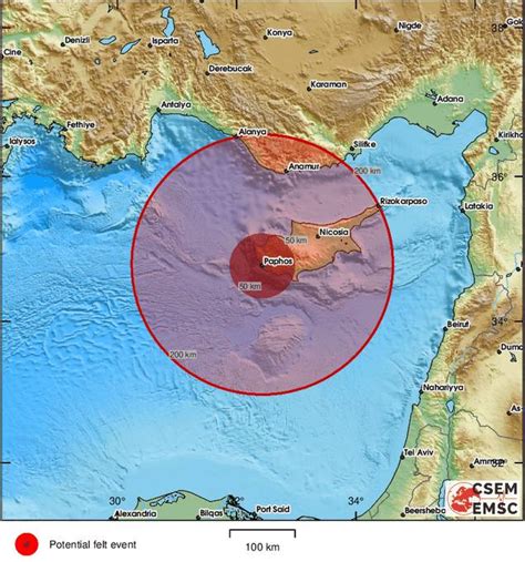 Earthquake felt in Cyprus on Sunday - Olomoinfo