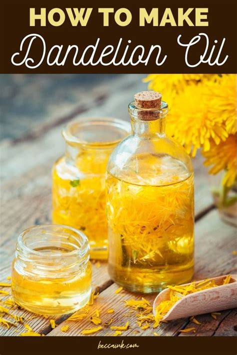 How To Make A Dandelion Oil Infusion Plus How To Use It Artofit