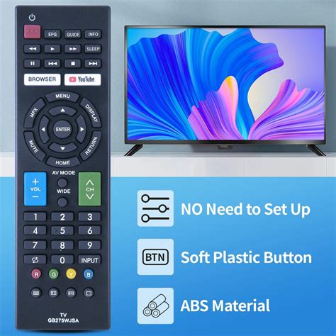 New Sharp Aquos Smart TV Remote GB275WJSA SHARP LED LCD TV REMOTE