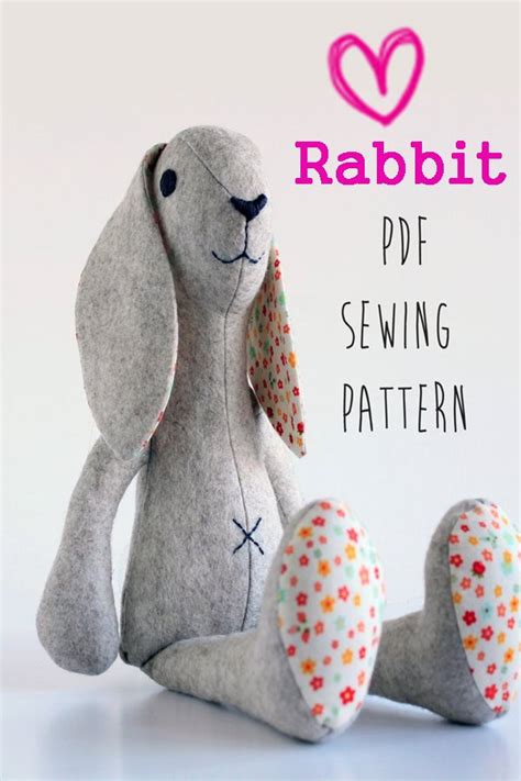 Rabbit Sewing Pattern Pdf Lawrancenii