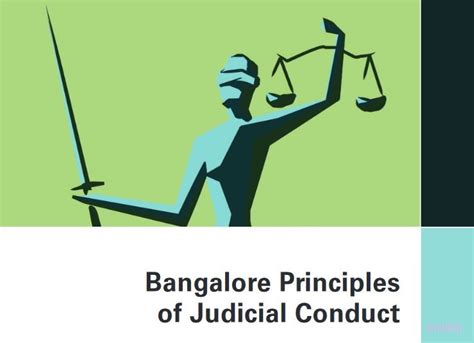 Bangalore Principles Of Judicial Conduct Civilsdaily