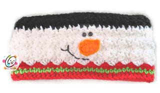 Ravelry: Sampler Snowman Headband pattern by Heidi Yates