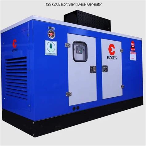 125 Kva Escort Silent Diesel Generator At Rs 750000piece Silent