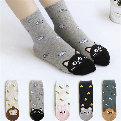 Cocotekk Newly Design Cute Cotton Jacquard Fruit Socks Women Lovely