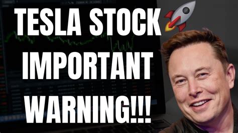 TESLA STOCK IMPORTANT WARNING TSLA SPY NVDA AAPL QQQ