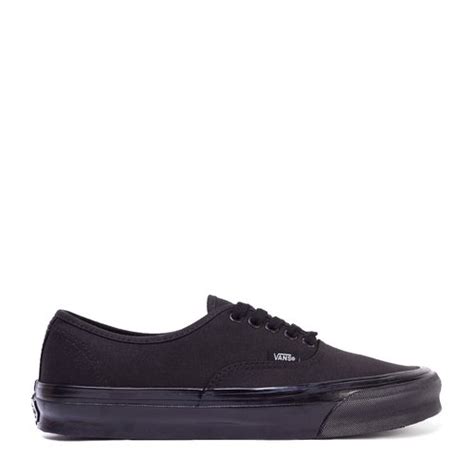 Vans Vault Og Authentic Lx Triple Black Vn A Fbdbka Solesense