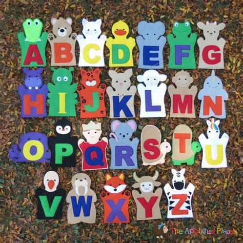 Alphabet Puppet Set Products Swak Embroidery