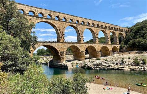 Pont Du Gard Roman Aqueduct Bridge