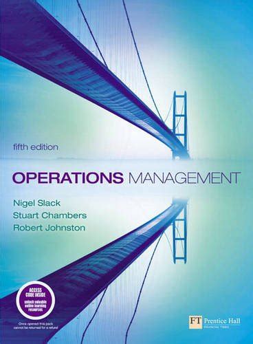 Online Course Pack Operations Management Companion Website W