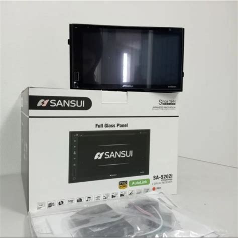 Jual Headunit Double Din Sansui Full Glass Panel Sa 5202i HEAD UNIT