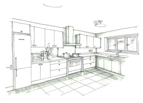 Kitchen Layout Sketch at PaintingValley.com | Explore collection of Kitchen Layout Sketch