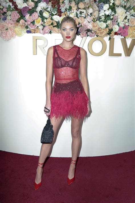 Elsa Hosk See Through Bra Hot Celebs Home