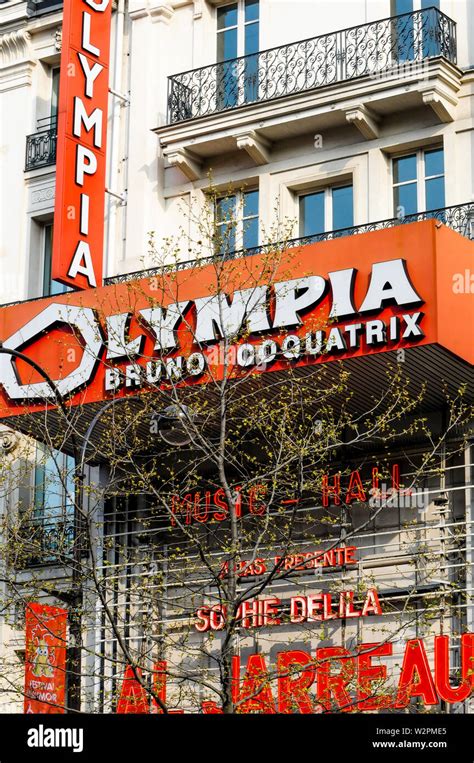 Olympia Theater, Paris, Ile-de-France, France Stock Photo - Alamy