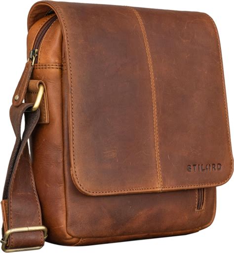 Stilord Nevio Herrentasche Leder Umh Ngetasche Kleine Messenger Bag