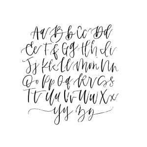 Alphabet Calligraphy Fonts - SamsungFontAPKs