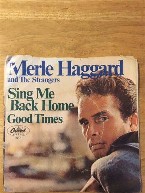 Merle Haggard And The Strangers Sing Me Back Home 45 Vinyl 7 Inch