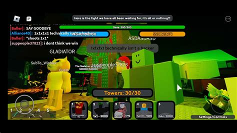 Beating The X X X Roblox Brick Defense Youtube