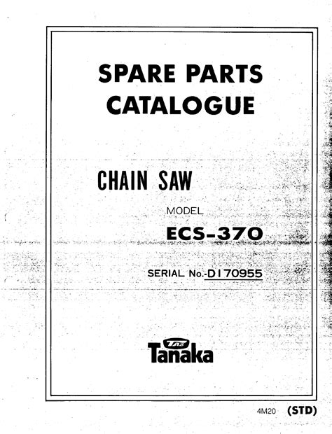 Tanaka Ecs 3351 Chainsaw Manual 12