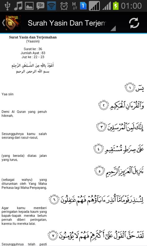 Surat Yasin Dan Artinya Lengkap