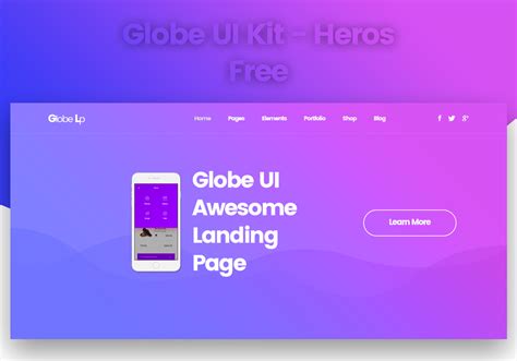 Globe Ui Kit Heros Free Psd