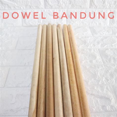 Jual Dowel Kayu Mm Panjang Cm Dowel Kayu Stik Bulat Diameter