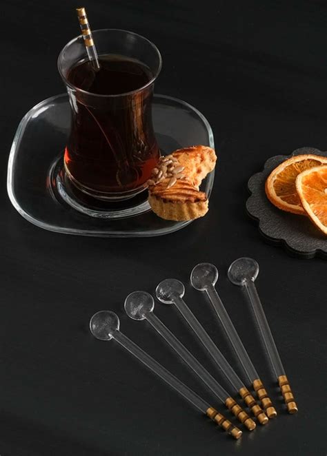 Tea Time Teelöffel aus Glas Yildiz Home