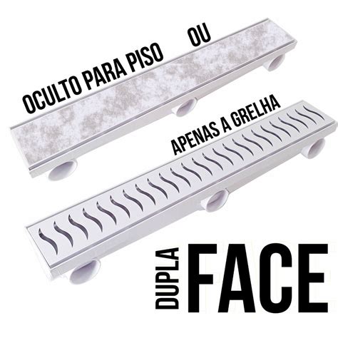 Ralo Linear Oculto Para Volta Da Piscina Dupla Face Grelha Ou Colocar