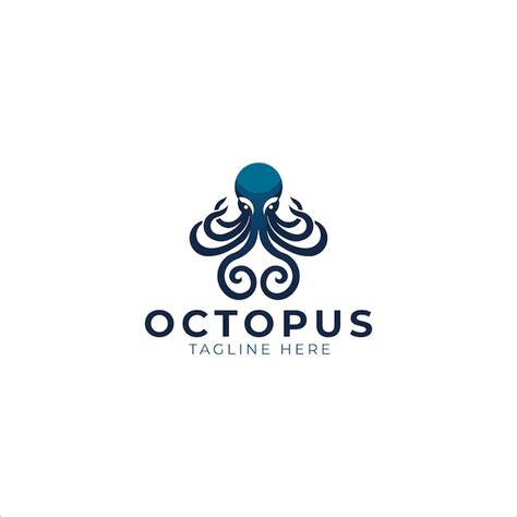 Premium Vector Octopus Logo Design Template Octopus Vector Logo