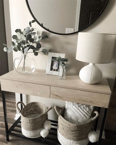 20++ Entryway Console Table Decor Ideas - PIMPHOMEE