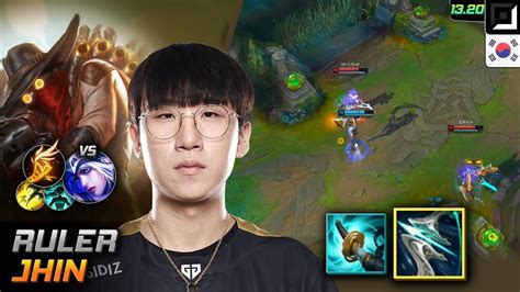 Ruler Jhin Adc Build Galeforce Fleet Footwork LOL KR GrandMaster