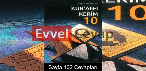 S N F Kuran Kerim Kitab Cevaplar Meb Yay Nlar Sayfa