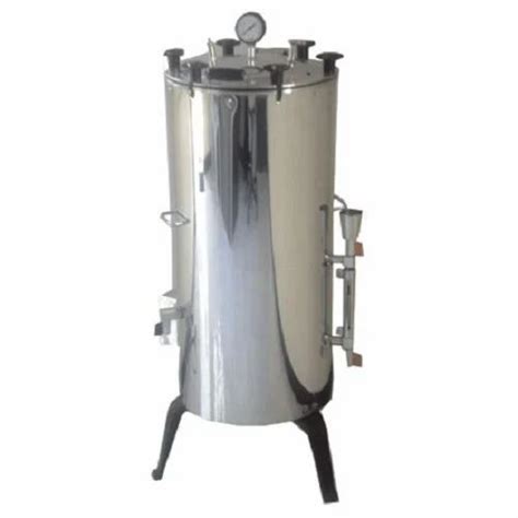 Memorial Floor Mounted Autoclave SS Autoclave Double Drum Shape