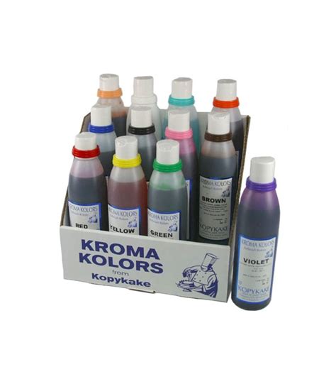 Kroma Airbrush Lebensmittelfarben Set Makeurcake