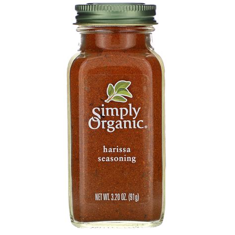 Simply Organic Harissa Seasoning 320 Oz 91 G Iherb