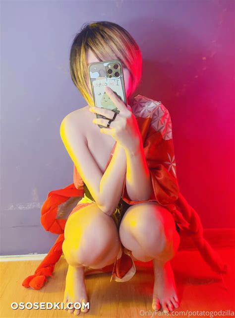 Potato Godzilla Yoimiya Naganohara Genshin Impact Naked Cosplay