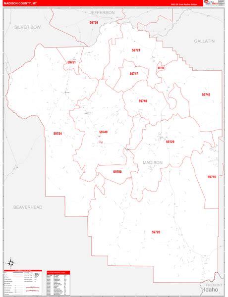 Maps Of Madison County Montana