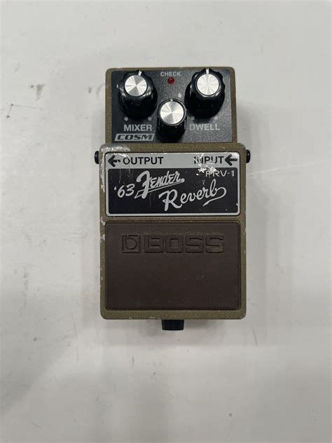 Boss Roland Frv 1 ‘63 Fender Reverb Digital Guitar Effect Pedal Ebay